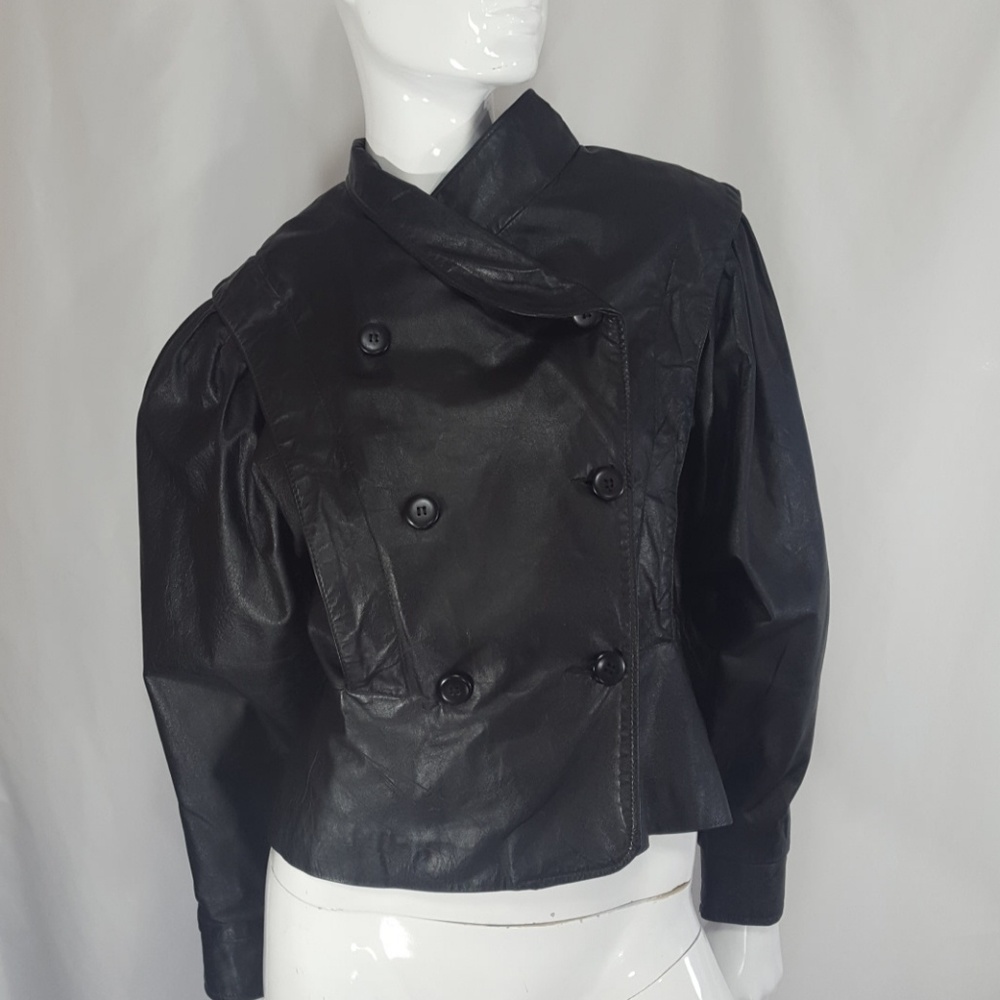 Vintage Marco Morani Black leather Jacket S